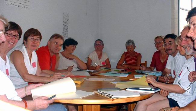 le groupe de Sylvie et Béatrice